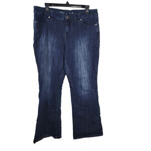 The Limited Denim 312 Womens Jeans Size 14 Bootcut Blue Mid Rise Dark Wash